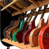 A&S Crafted Products The Session-Pro Double-Stack Mobile Guitar & Case Rack - 3 of 4