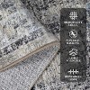 Vintage Area Rug – Stain-Resistant Non-Shedding Non-Slip Soft Carpet for Bedroom Dining Room Home Office Low Pile. - 2 of 4
