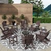 WestinTrends Malibu HDPE Outdoor Patio Folding Poly Adirondack Chair (12-Piece Set) - 2 of 4