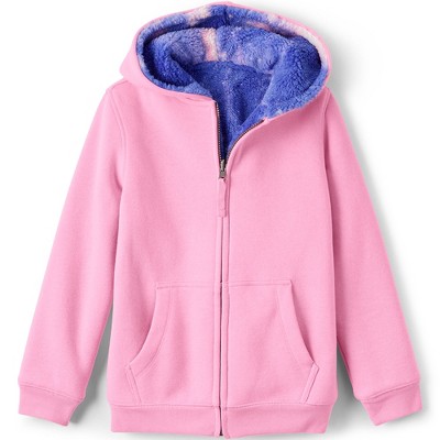 Lands' End Kids High Pile Lined Zip Hoodie