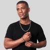 Crucible Men's Knife Edge Oval Link Chain Necklace - 4 of 4