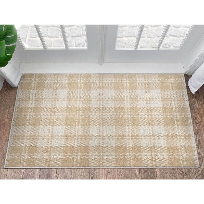 Well Woven Apollo Flatwoven Plaid Area Rug, 2 of 8