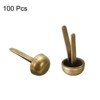 Unique Bargains Corrosion Resistance Light Weight Durable Arts and Crafts Brads 100 Pcs - 3 of 4