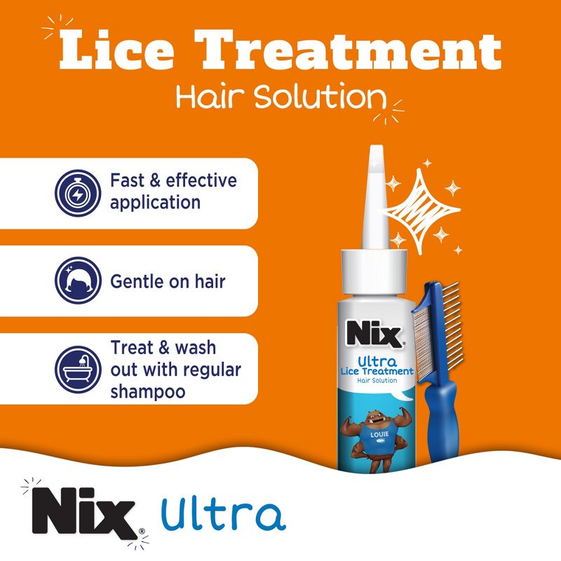 Nix Ultra Super Lice Removal Kit Lice Removal Treatment For Hair and Home - 8.4 fl oz, 6 of 10