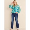 VENUS Womens Sheer Beauty Blouse - 2 of 3