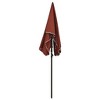 vidaXL Garden Parasol with Pole 78.7"x51.2" Terracotta - 3 of 4