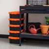 IRIS USA Lockable Heavy Duty Plastic Storage Bins Container with Lids and Secure Latching Buckles - 3 of 4