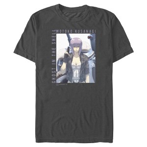 Mens Ghost in the Shell Stand Alone Complex Photo Motoko Kusanagi T Shirt - 1 of 3