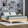 eLuxury Wooden Platform Bed Frame - image 2 of 4