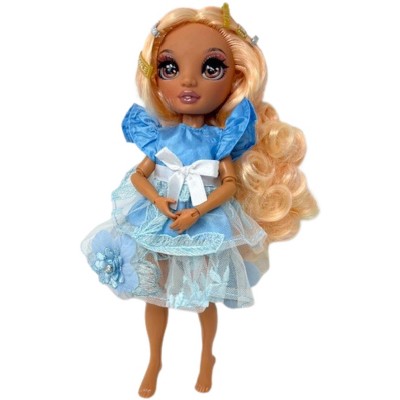 Doll Clothes Superstore Handmade Blue Fancy Dress Compatible With LOL OMG And Rainbow High Fashion Dolls