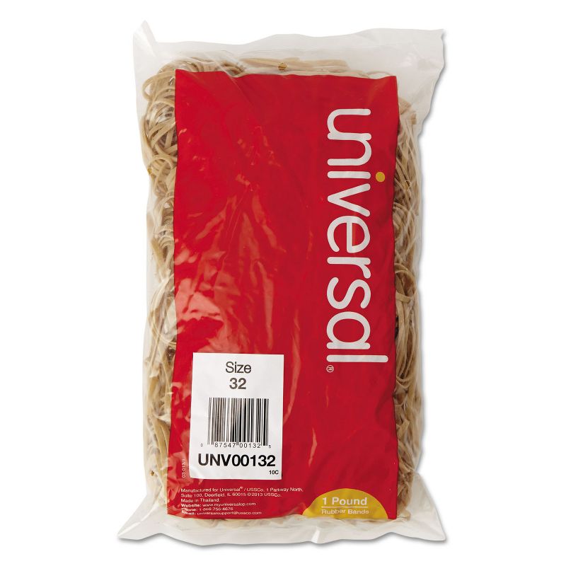 UNIVERSAL Rubber Bands Size 32 3 x 1/8 820 Bands/1lb Pack 00132, 1 of 5