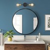 13.25" 2-Light Jaxon Industrial Farmhouse Iron LED Vanity Oil Rubbed Bronze/Brass Gold - JONATHAN Y: Wall Sconce, UL Listed - 4 of 4
