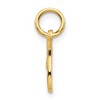 Black Bow Jewelry The Sadie 14k Yellow Gold Mini Satin Script Initial Charm, Letter T - 2 of 4