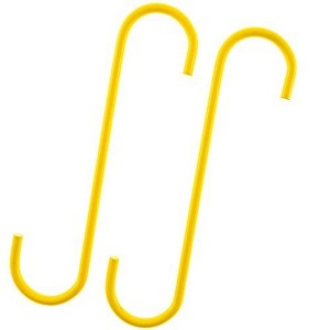 Mission Automotive Brake Caliper Hooks - Powder Coated Yellow for Visibility, 1/4" Heavy-Duty Steel Brake Hanger - 1 of 4