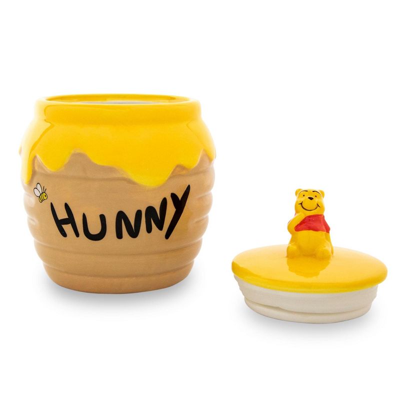 Silver Buffalo Disney Winnie the Pooh Hunny Pot Ceramic Snack Jar | 6 Inches Tall, 2 of 9