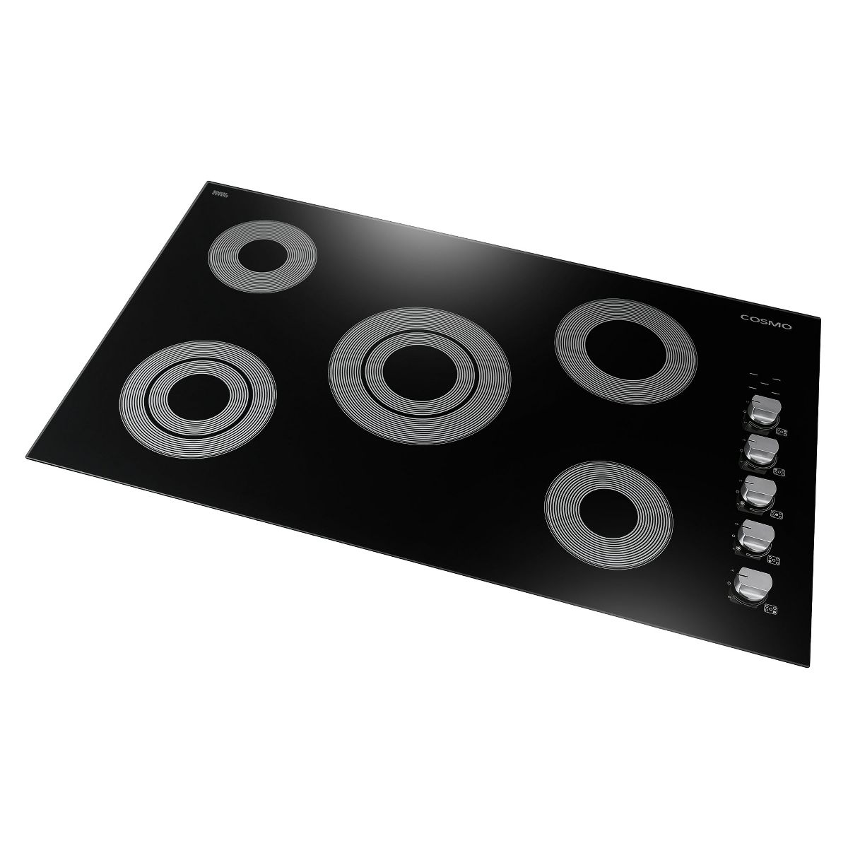 Cosmo COS-365ECC 36 in. Electric Ceramic Glass Cooktop with 5 Burners, Dual Zone Elements, Hot Surface Indicator Light and Control Knobs - thumbnail 8