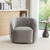 SEYNAR Modern Glam Velvet Upholstered 360 Degree Swivel Accent Armchair - 2 of 4