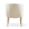 NicBex Modern Teddy Dining Chair Accent Chair, Plush Upholstered Single Sofa Chair for Dining/Living Room Bedroom Reception - 4 of 4