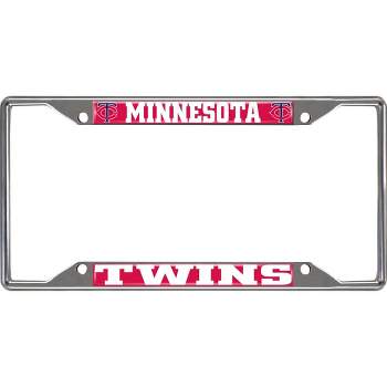 MLB Minnesota Twins Stainless Steel License Plate Frame