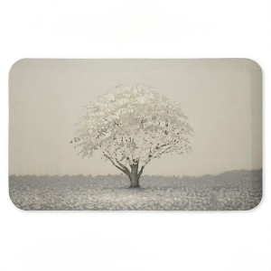 Stupell Industries Neutral Radiance Tree Printed Anti-Fatigue Floor Mat, design by Michael Marcon, 30"x18" - 1 of 4