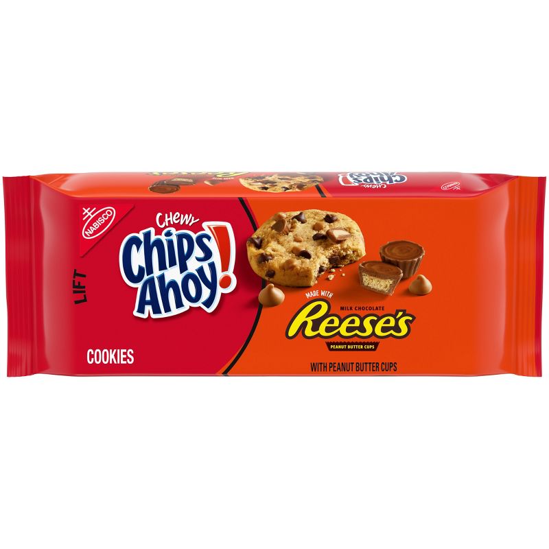 Chips Ahoy! Chewy Chocolate Chip Cookies With Reese's Peanut Butter Cups - 9.5oz, 1 of 14