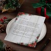 Pipilo Press 100 Sheets Christmas Stationery Paper for Writing Letters, Invitations, Poinsettia, 8.5x11 in - 2 of 4