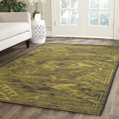 Palazzo 4' x 6' Black Synthetic Flat Woven Handmade Rug