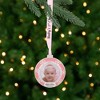 Northlight Baby's First Christmas Photo Ornament with European Crystals - 3" - Silver and Pink - 2 of 4