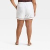 Women's High-Rise Ladder Trim Shorts - A New Day™ - 2 of 3