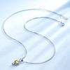 Kitty Cat Necklace for Women Citrine Sterling Silver Ginger Lyne Collection - 3 of 4