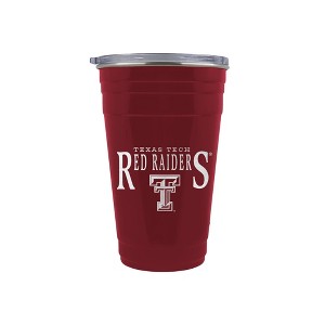NCAA Texas Tech Red Raiders Tailgater Tumbler - 22oz: Stainless Steel, Acrylic Lid - 1 of 2