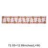 Unique Bargains Christmas Table Runner Red Green White 72"x13" 1 Pcs - 3 of 4