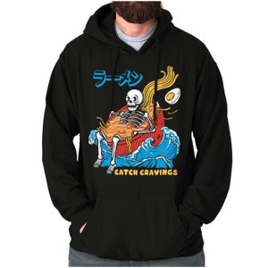 Skeleton Ramen Surf Catch Cravings Hoodie Sweatshirt Women Men Brisco Brands - 1 of 4