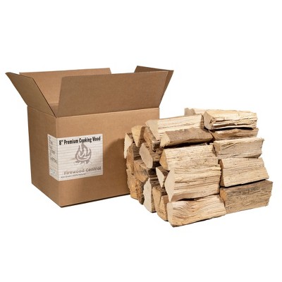 Firewood Central Kiln-Dried Wood Splits 8 in, 30–35 Pieces for Pizza Ovens, Grills, Smokers, and BBQ Cooking