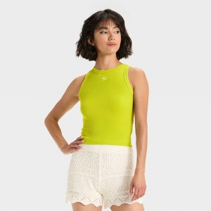 Women's Slim Fit Knit Tank Top - A New Day™ - 1 of 4