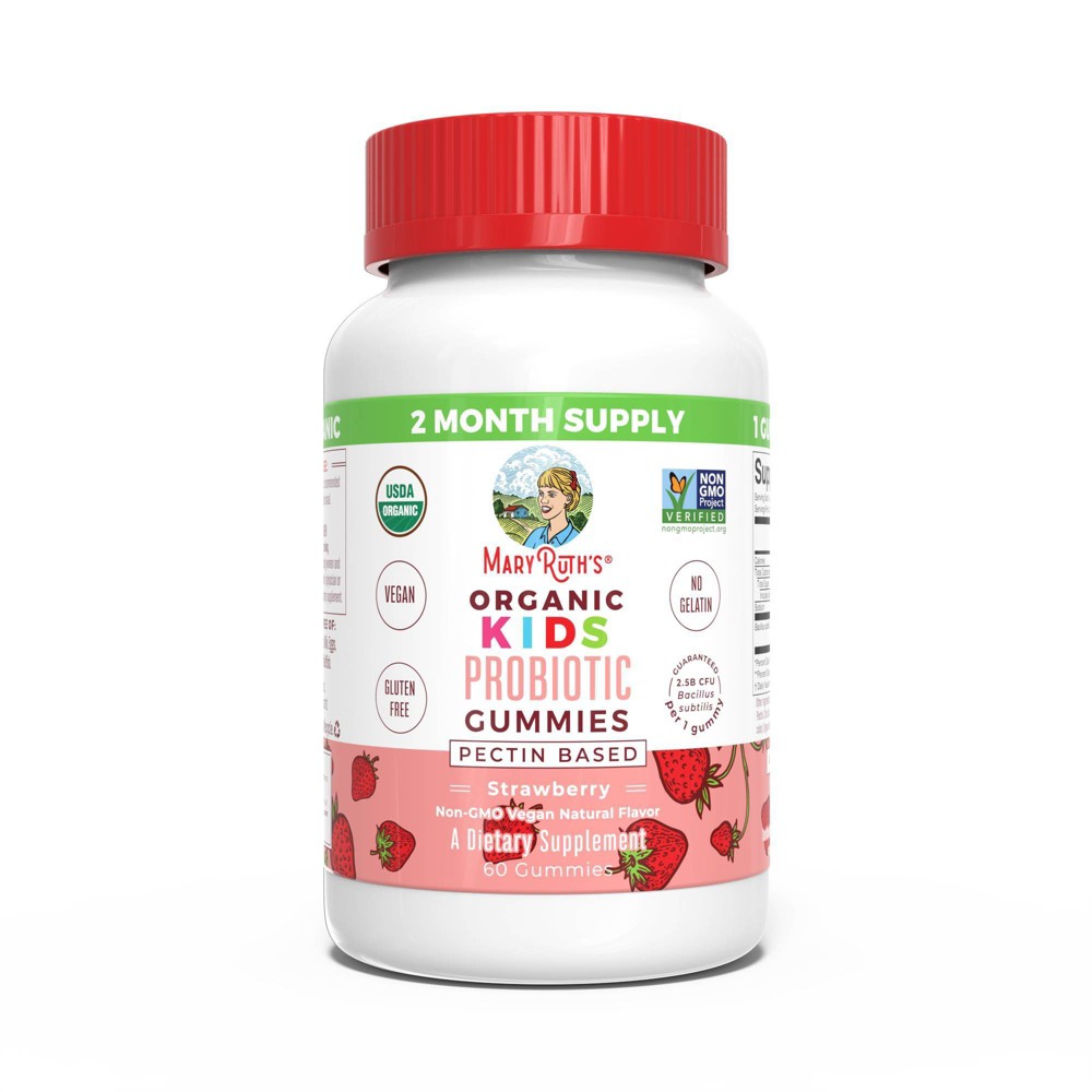 Photos - Vitamins & Minerals MaryRuth's Kids' Organic Probiotic Gummies - 60ct