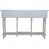 Kings Grand Furniture - Narod Console Sofa Table with Storage Drawers and Shelf for Entryway, White - 2 of 4
