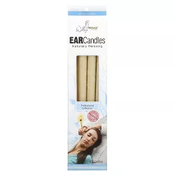 Wally's Natural Professional Collection, Unscented Paraffin Ear Candles, 4 Pack