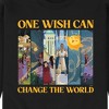 Men's - Disney - One Wish Can Change The World Graphic Fleece Sweatshirt - 2 of 4