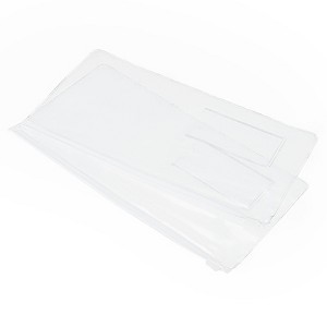 Unique Bargains A6 PVC Waterproof Home Office Travel Zip Envelope File Bags 10 Pcs - 1 of 3