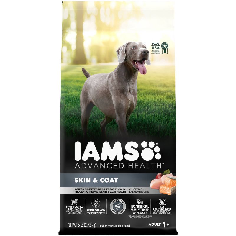 IAMS Advanced Health Skin &#38; Coat with Chicken and Grain Dry Dog Food - 6lbs, 1 of 8