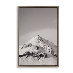 Stupell Industries Icy Mountain Peak Iceland Floating Frame Canvas Art - 1 of 4