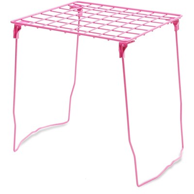 Locker Shelf Accessories Organizer For, Pink Metal School Desk