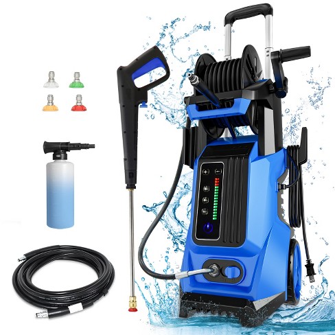 Skonyon 3500 Psi Electric Pressure Washer 2.6 Gpm With 4 Interchangeable  Nozzles And Foam Cannon Hose Reel : Target
