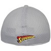 Adult Superman Symbol Grey Shadow Tech New Era 39Thirty Fitted Hat - 3 of 4