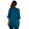 24seven Comfort Apparel Women's Open Front Cardigan - 3 of 4