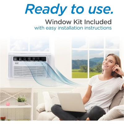 White 12,000 BTU Inverter Window Air Conditioner with Remote Control