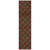 Large Living Room Rugs 8x10 Checkered Christmas Rug with Non-Slip Backing, Stain-Resistant Thin Dining Room Carpet, Washable Low Pile Floor Cover - 2 of 4