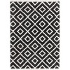 Unique Loom    Hygge Shag Diamond Area Rug - 2 of 4
