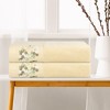 Unique Bargains Floral Pattern Highly Absorbent Quick Dry Bath Towels 28" x 56" 2 Pcs - 3 of 4